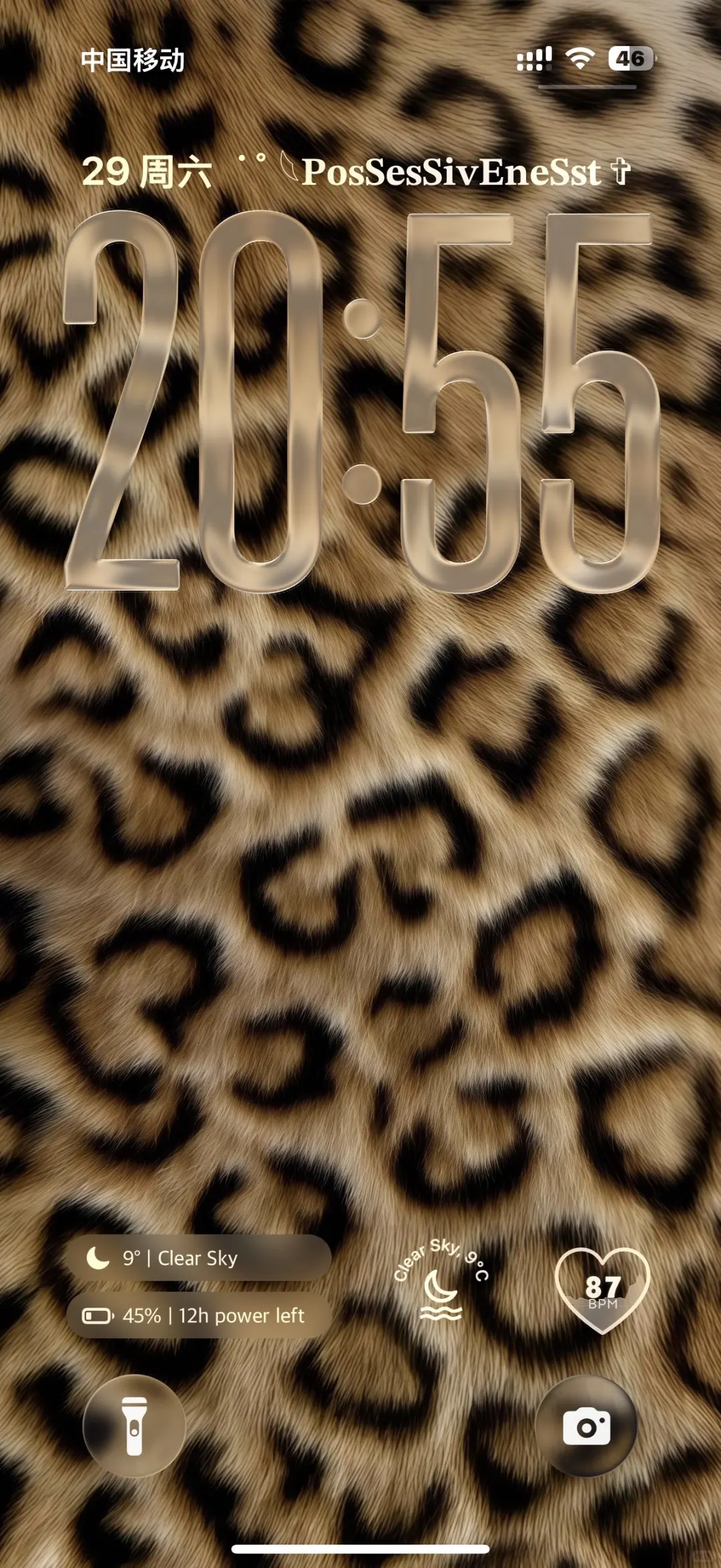 超辣妹的豹纹壁纸🐆