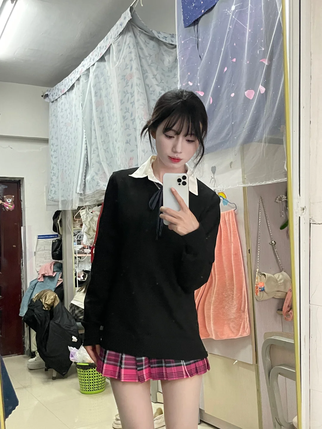 过膝袜还是堆堆袜呢