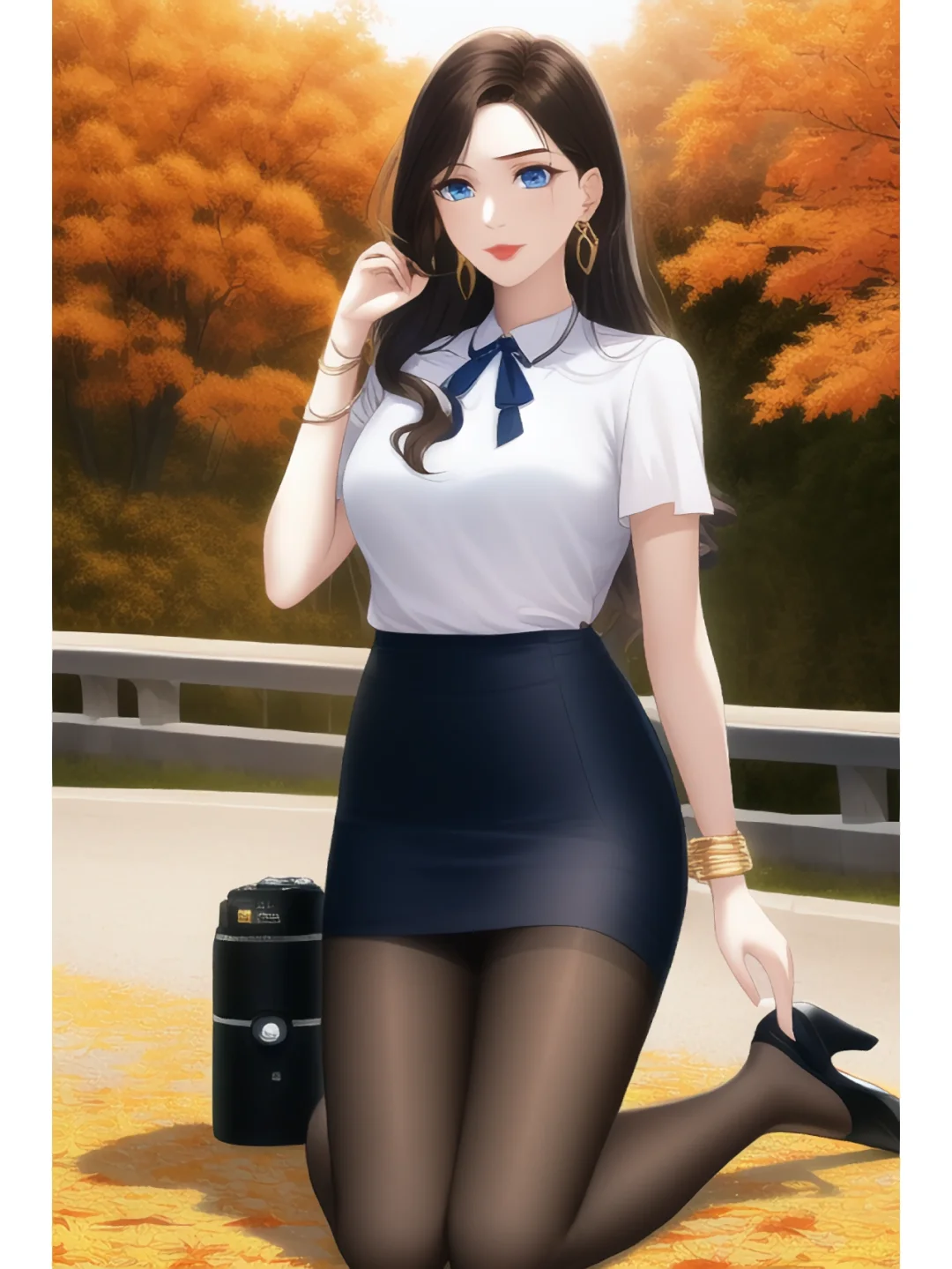 秋日绝绝子美女小姐姐！