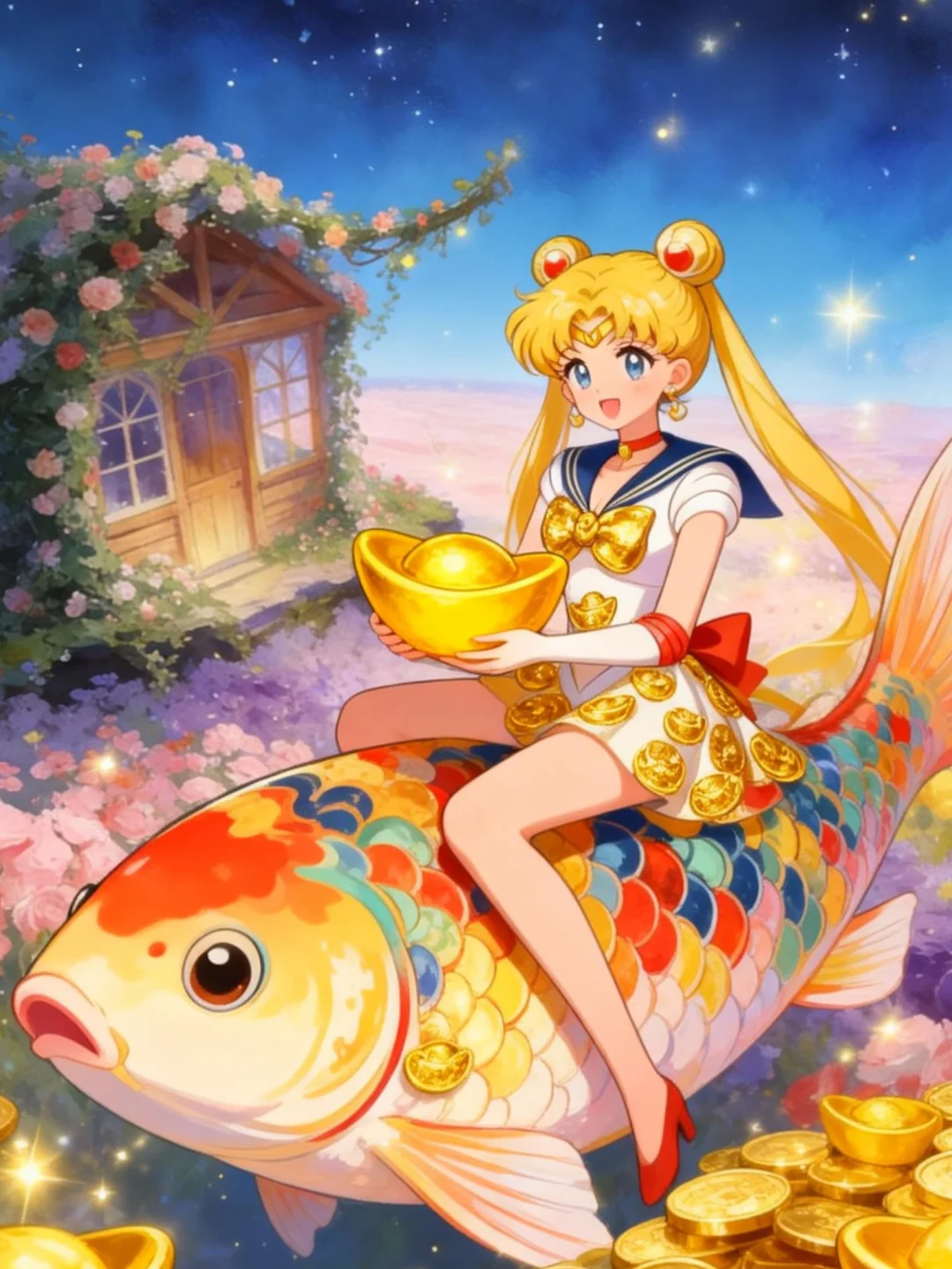 美少女战士、锦鲤