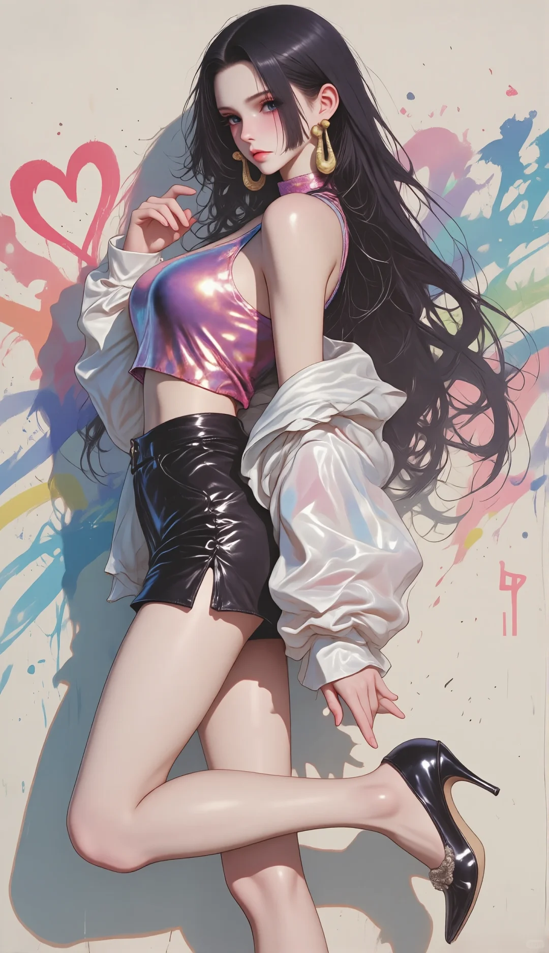 海贼女团镭射风穿搭美到犯规