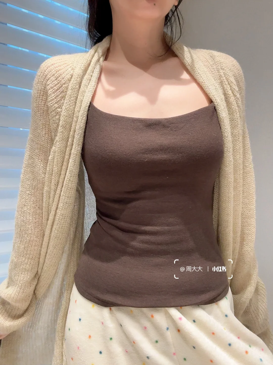 梦中吊带啊❗️太显瘦哇，细肩带纯欲感拉满‼️