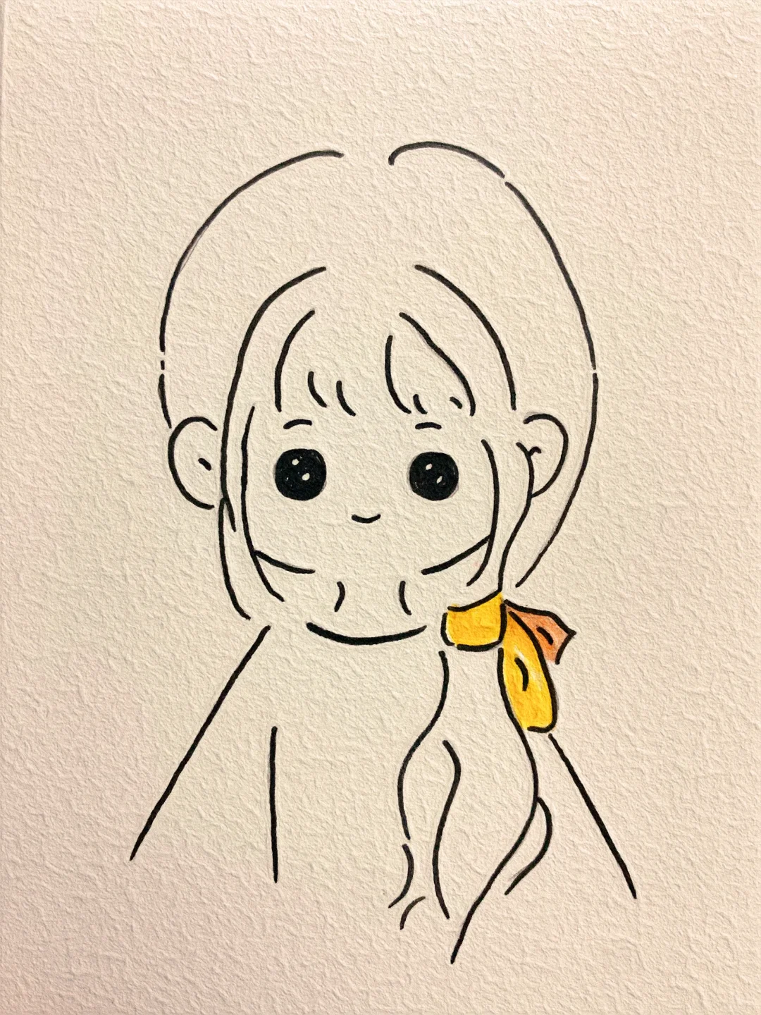 萌萌的线条女孩👧