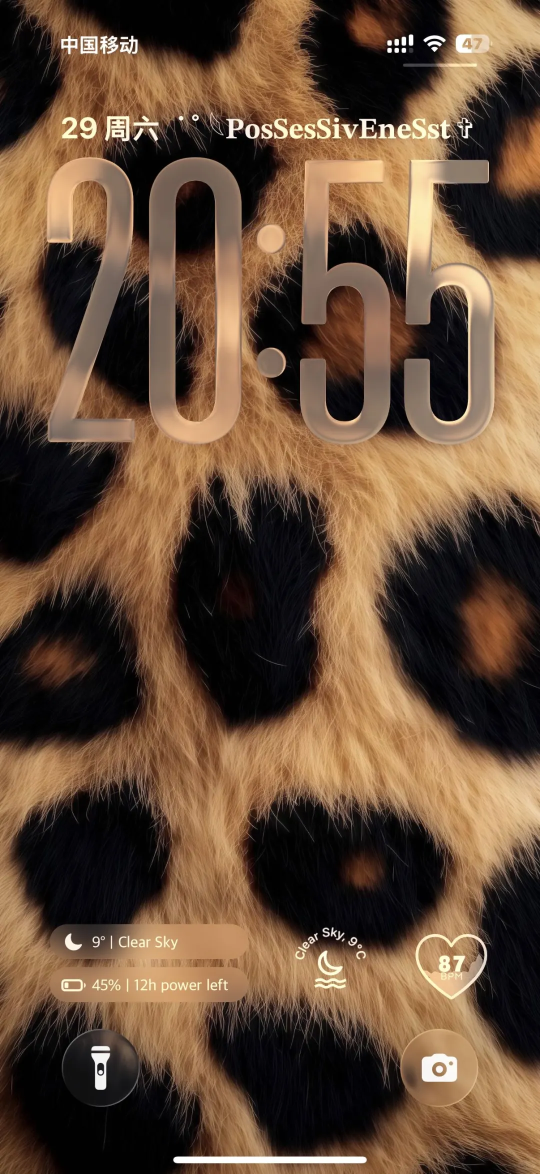 超辣妹的豹纹壁纸🐆