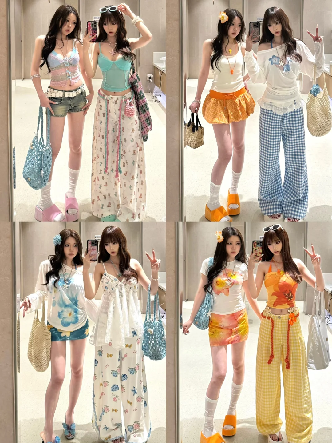 4️⃣0️⃣套‖回顾一下夏季的海岛风穿搭～