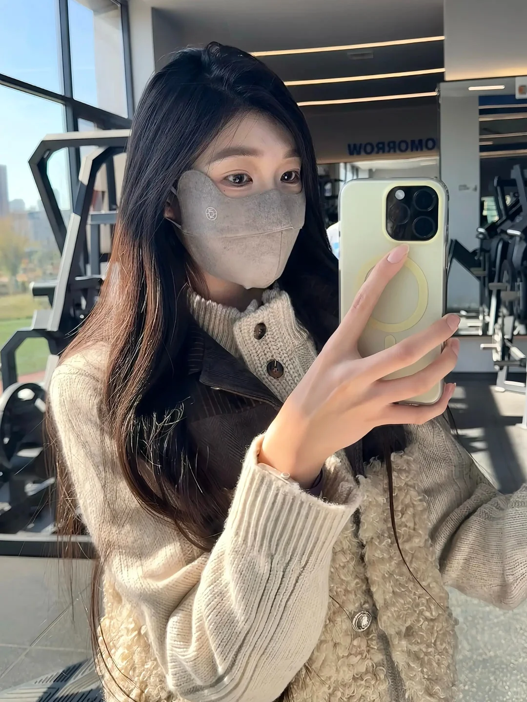 健身房打卡！自律的女人就是这样！！