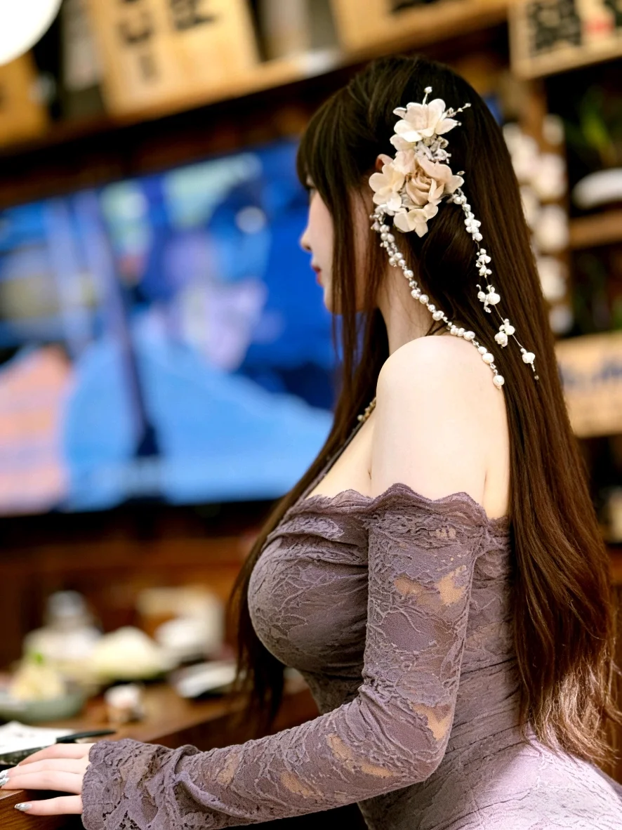 紫色很有韵味。