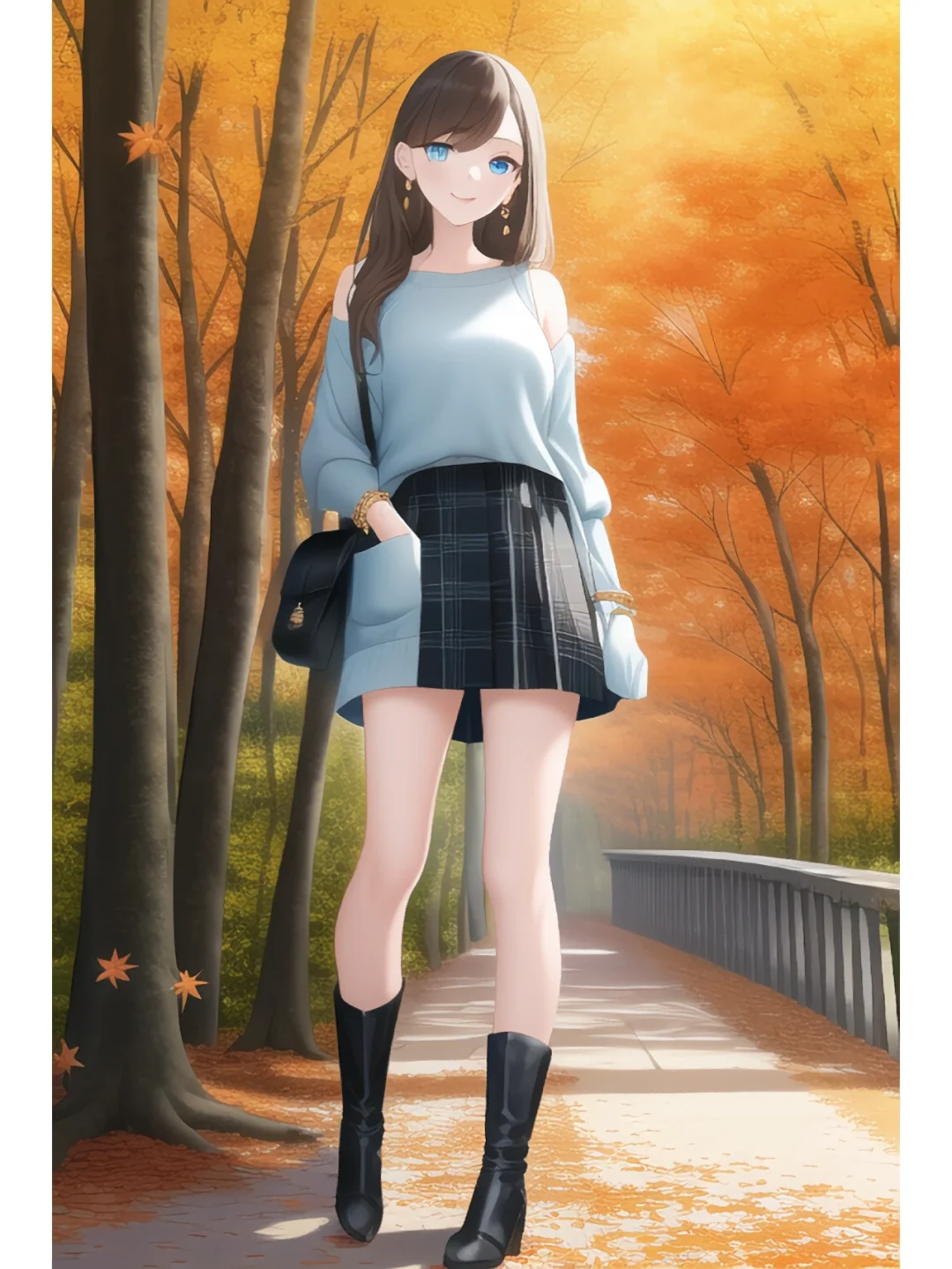 秋日绝绝子美女小姐姐！