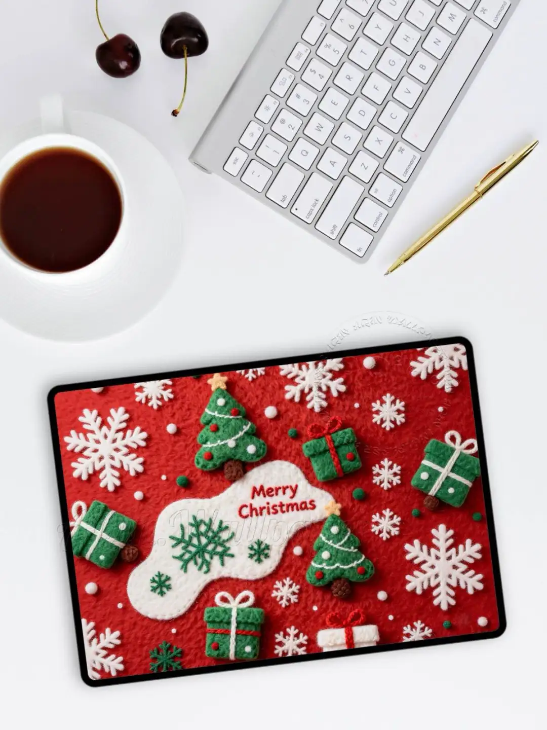 原创小众壁纸｜圣诞毛茸茸🎁iPad/PC版!!