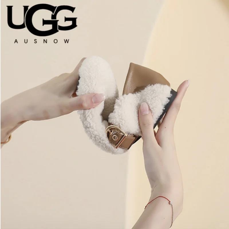 米色温柔感！UGG复古毛毛鞋太好穿了