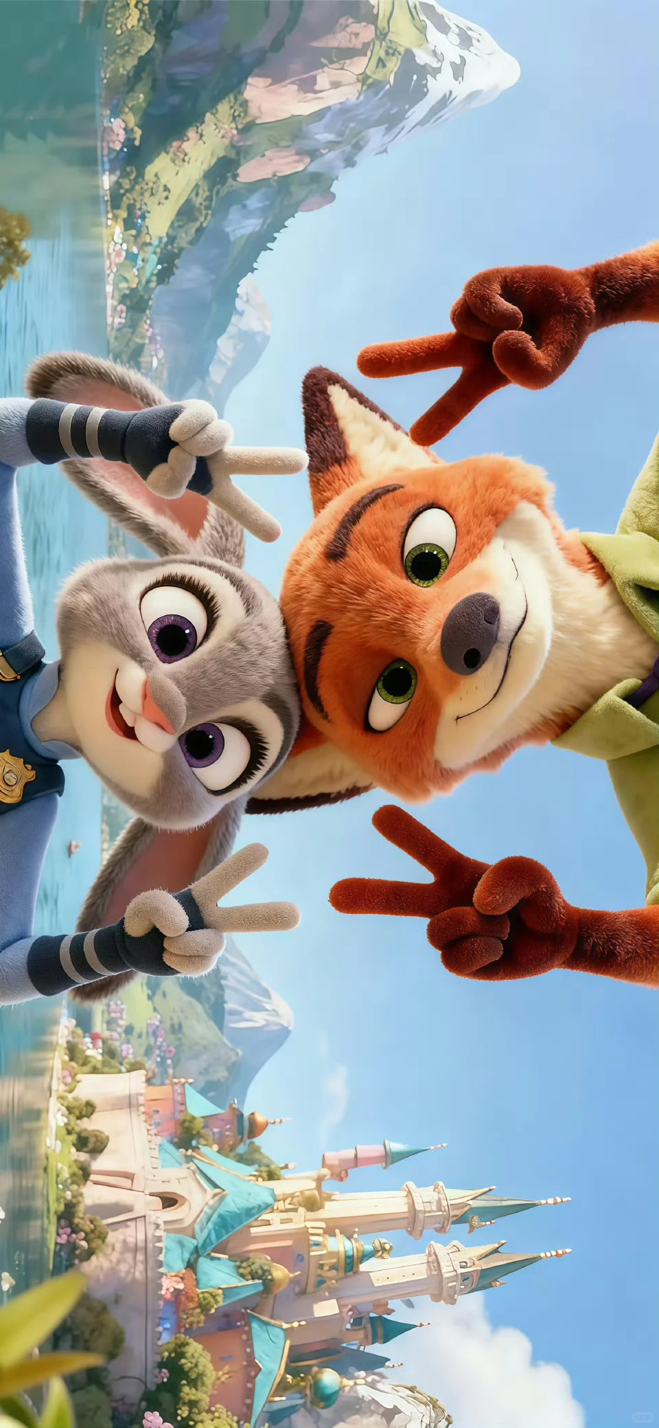 尼克和朱迪壁纸传疯了