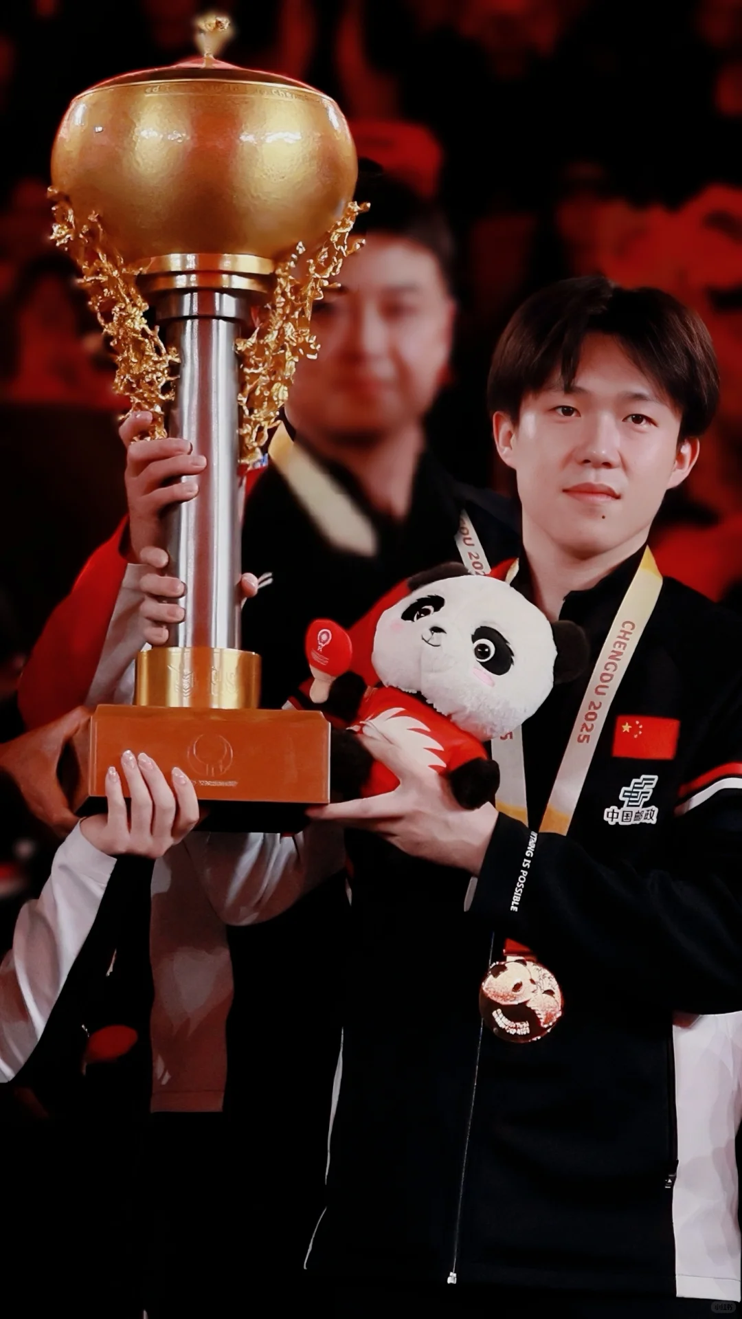祝贺两位冠军！（手机壁纸）