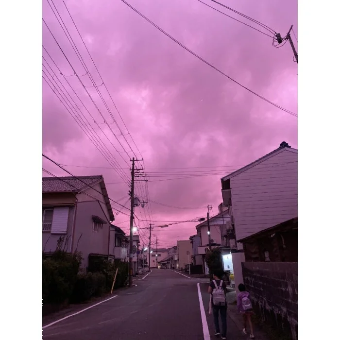 高清壁紙🌈颱風來臨時の日本
