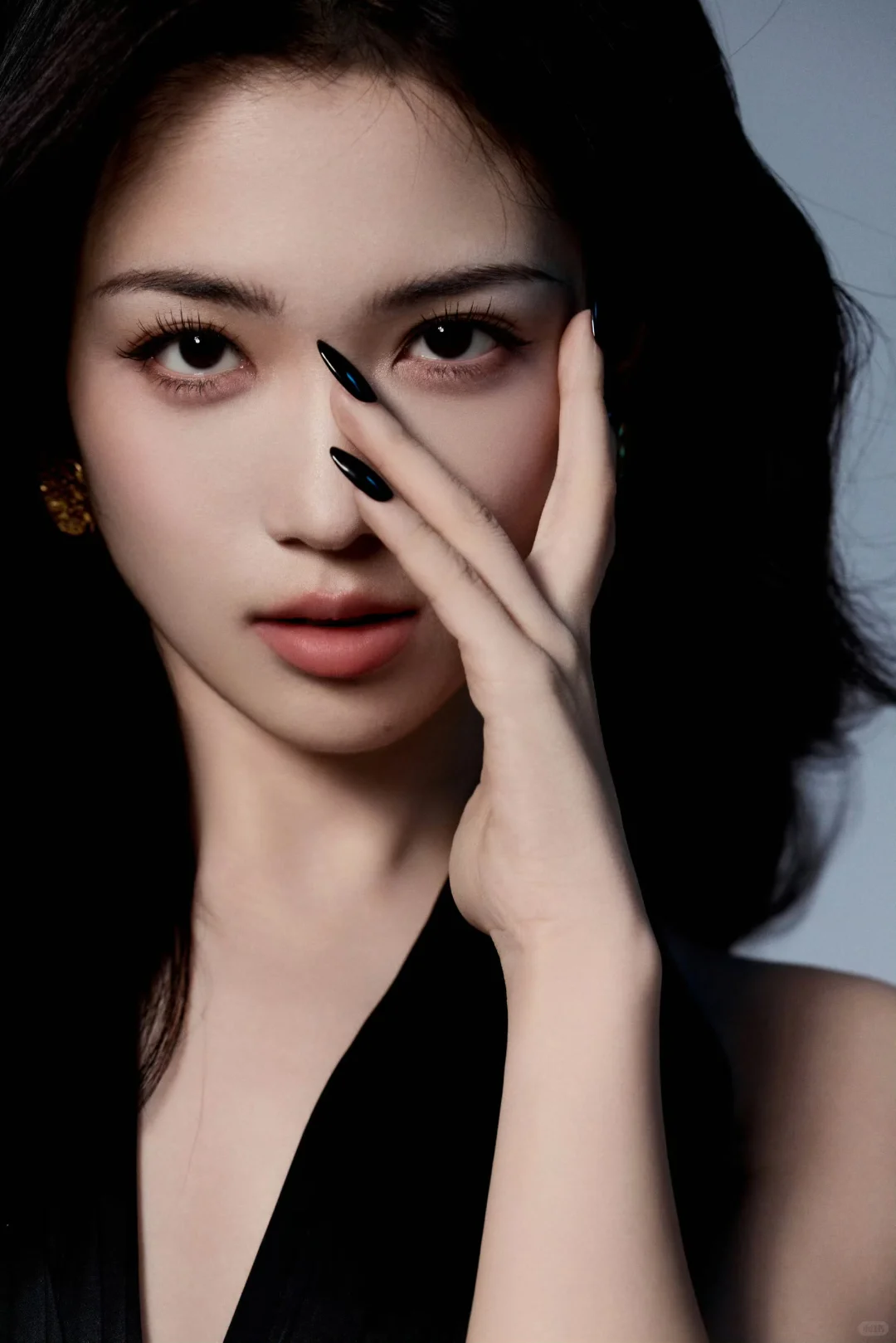 代露娃尖叫之夜红毯🐈‍⬛黑色镂空长裙好迷人