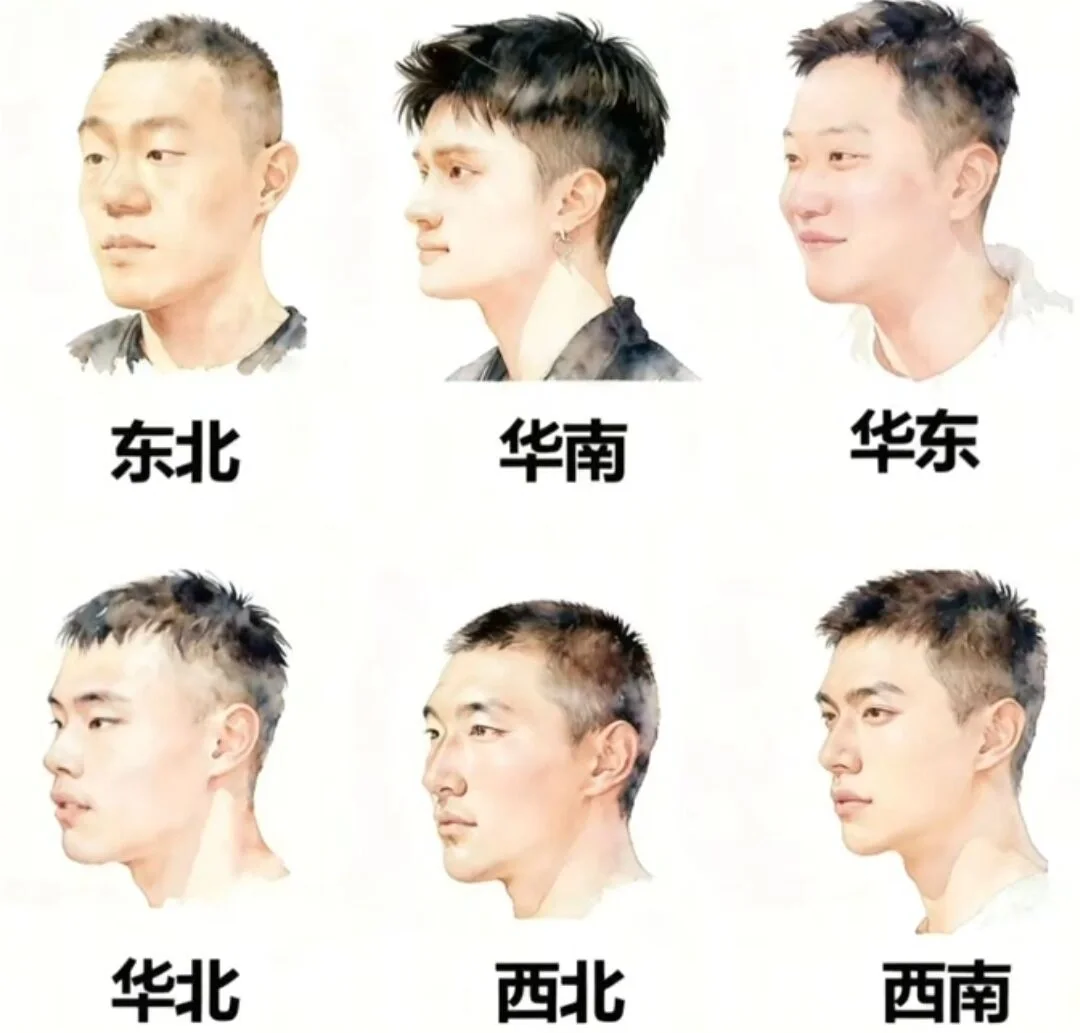 🗺️ 区域脸型大盘点，你对号入座了吗？