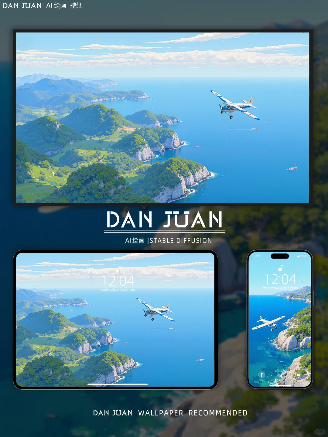 蓝天之下，白云之上｜蛋卷壁纸259