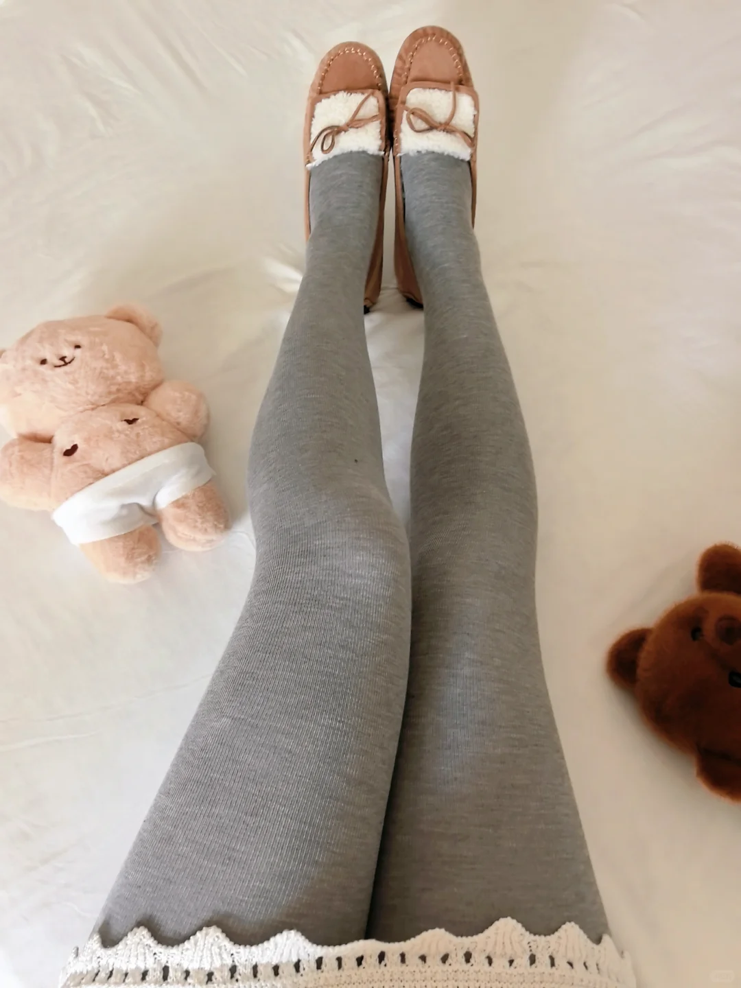 175大长腿可穿的灰色裤袜！！！