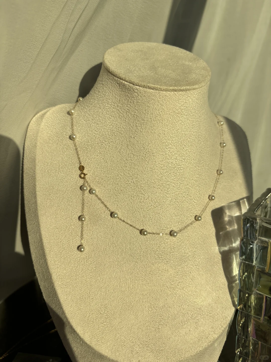 ➗闲置 18k天然珍珠满天星