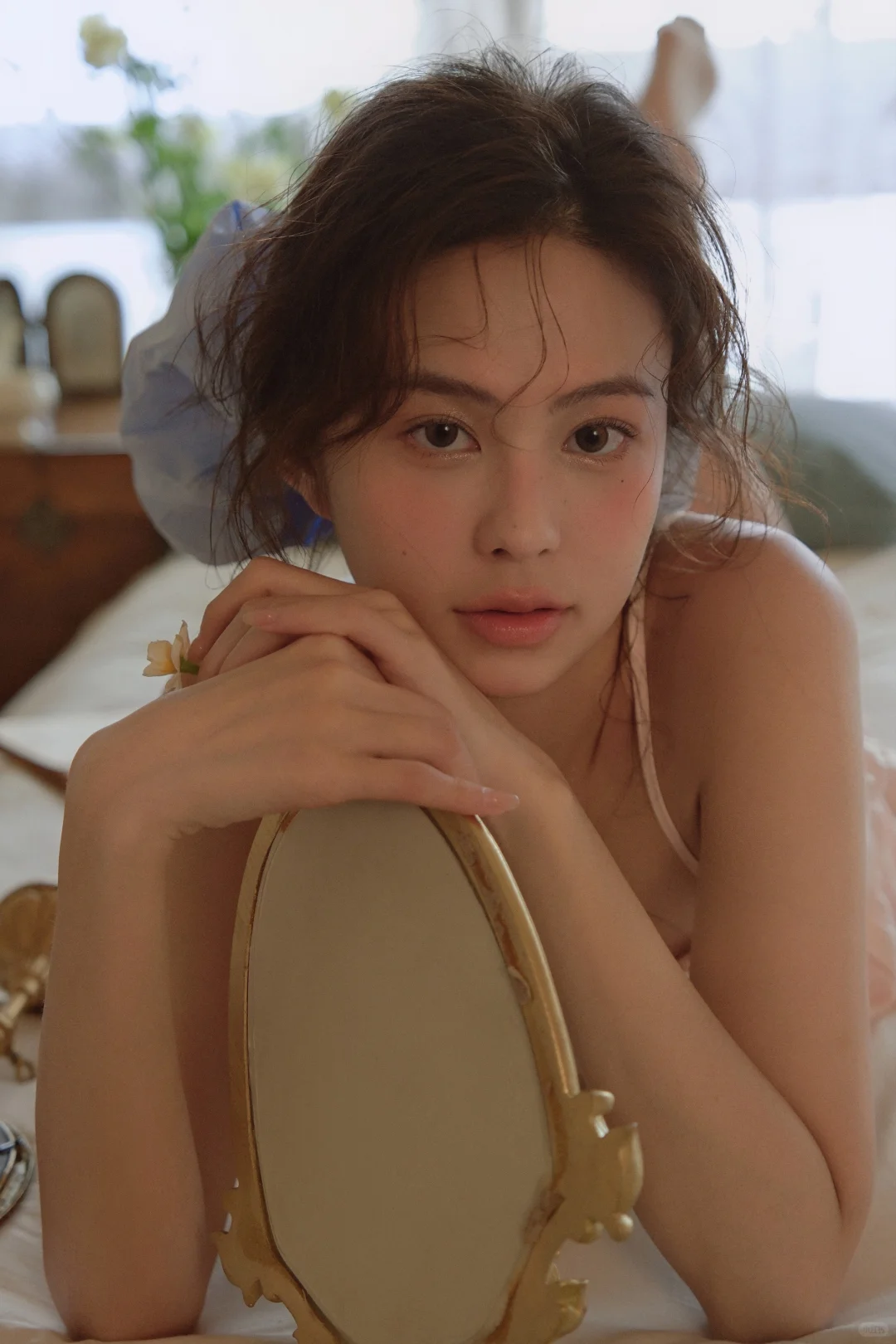 莫奈画🖼️里走出来的少女