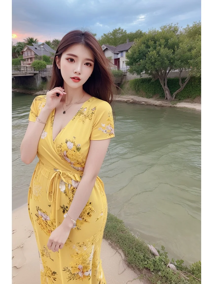 跟AI美女学游玩穿搭