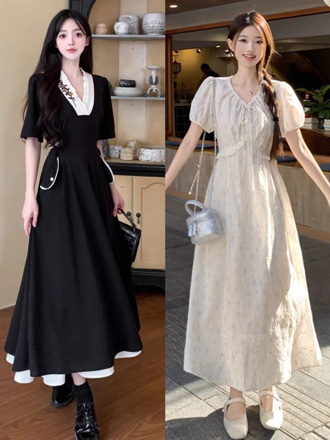 连衣裙裙装色彩，扬长避短穿搭技巧