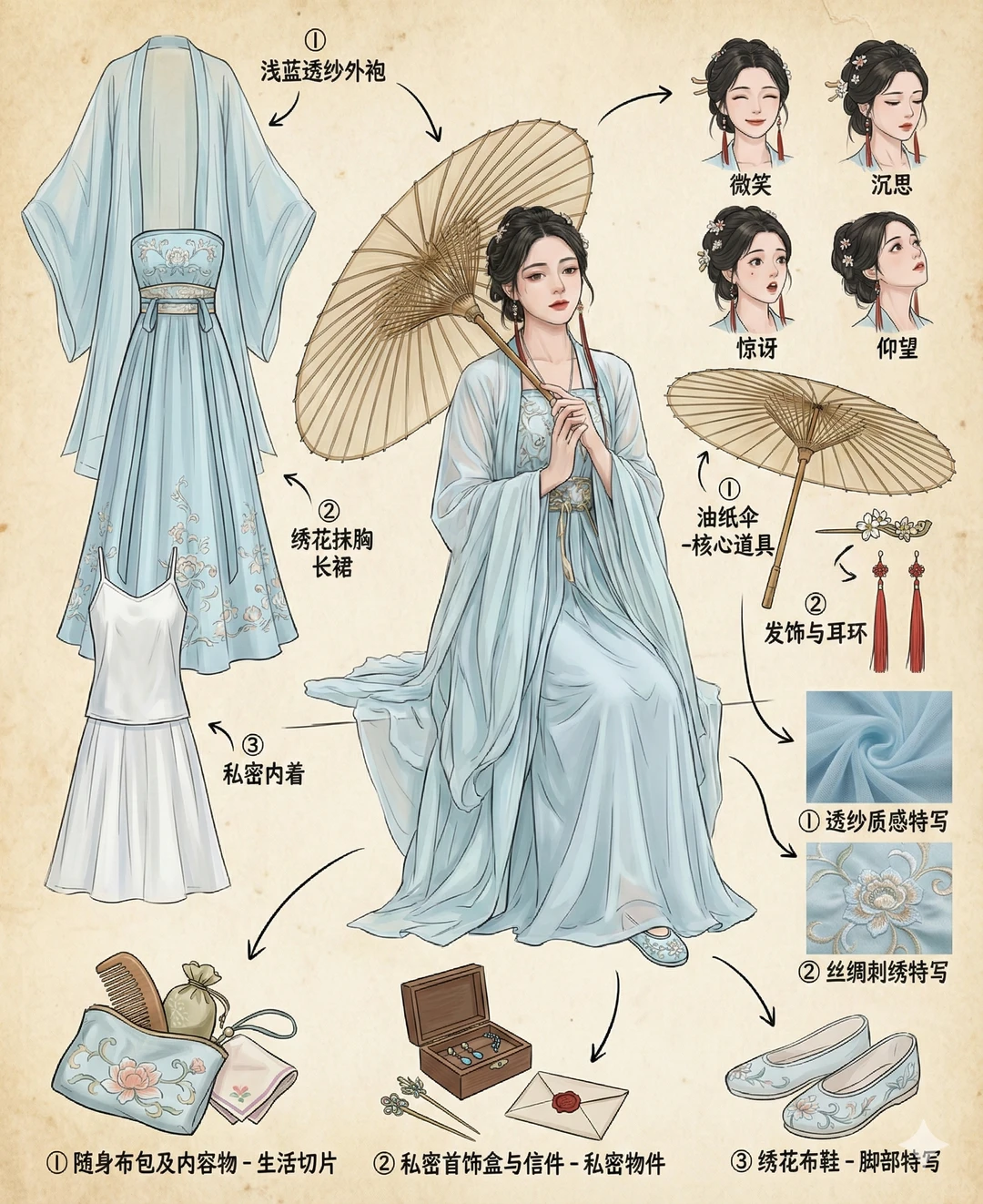 云想衣裳花想容，古风妹子第三弹~