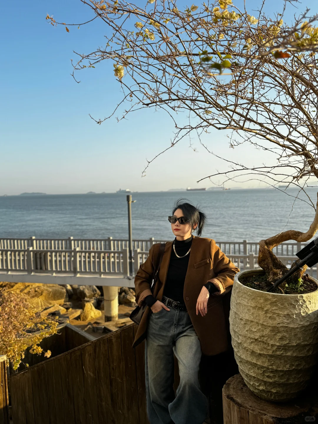 焦糖系松弛感｜把海边浪漫穿在身上🍂