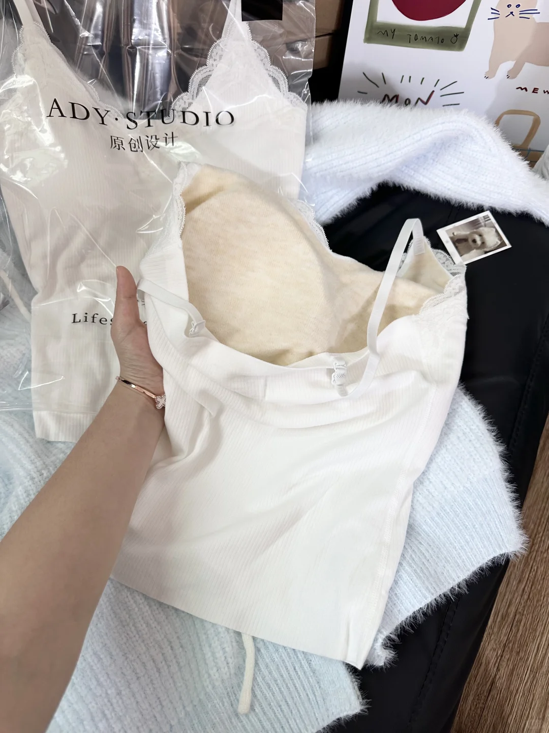 神仙保暖内搭🔥纯欲蕾丝➕双加绒➕显圆圆～