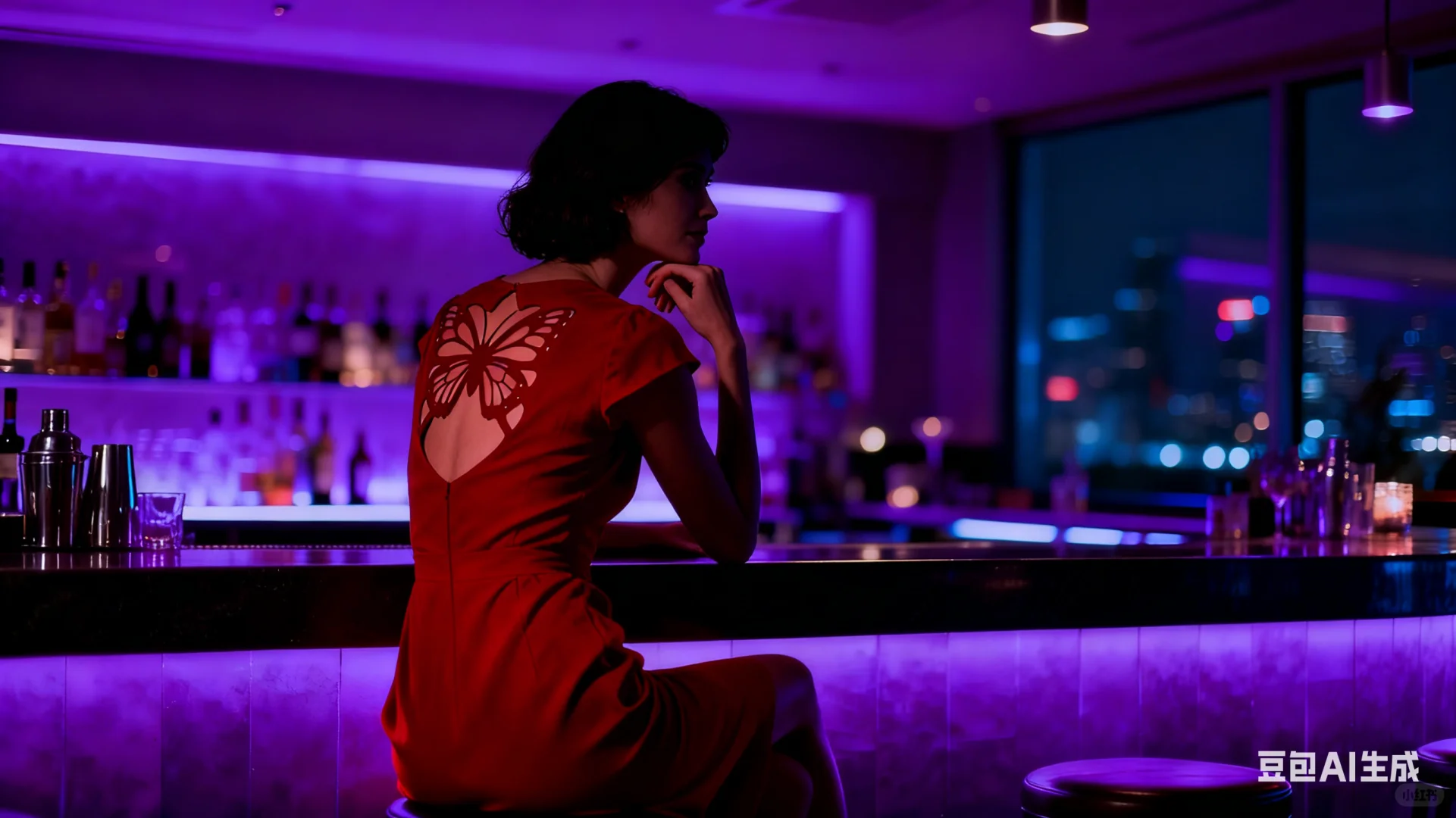 AI生图 ,你这背影，我看了好几遍