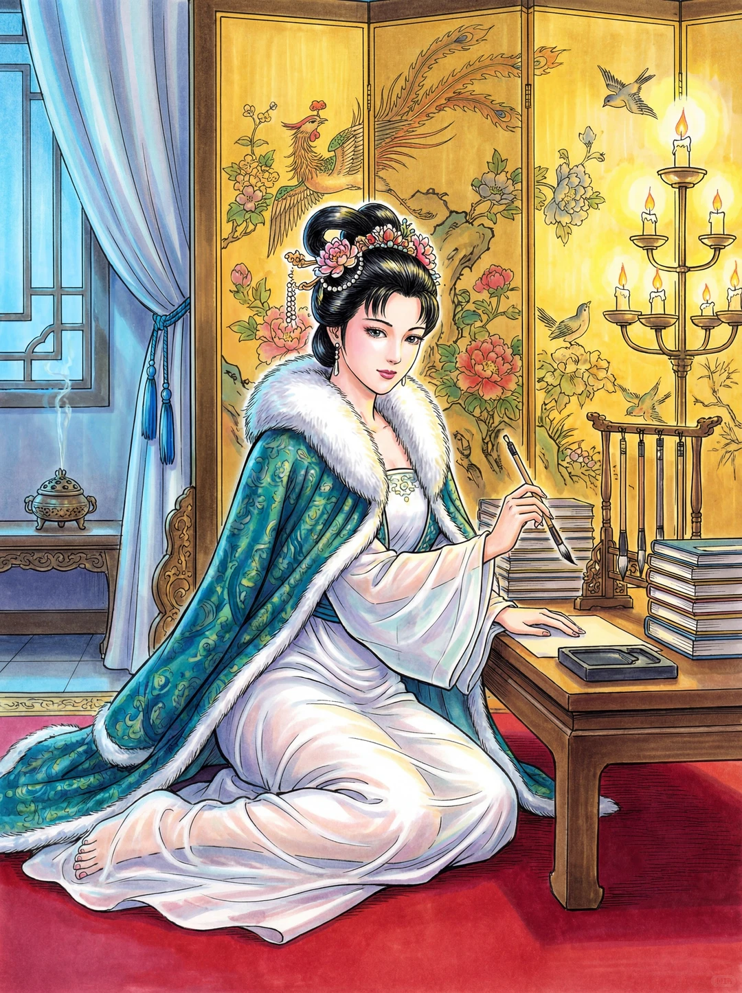 红楼金钗绝美立绘，这谁顶得住啊！😍