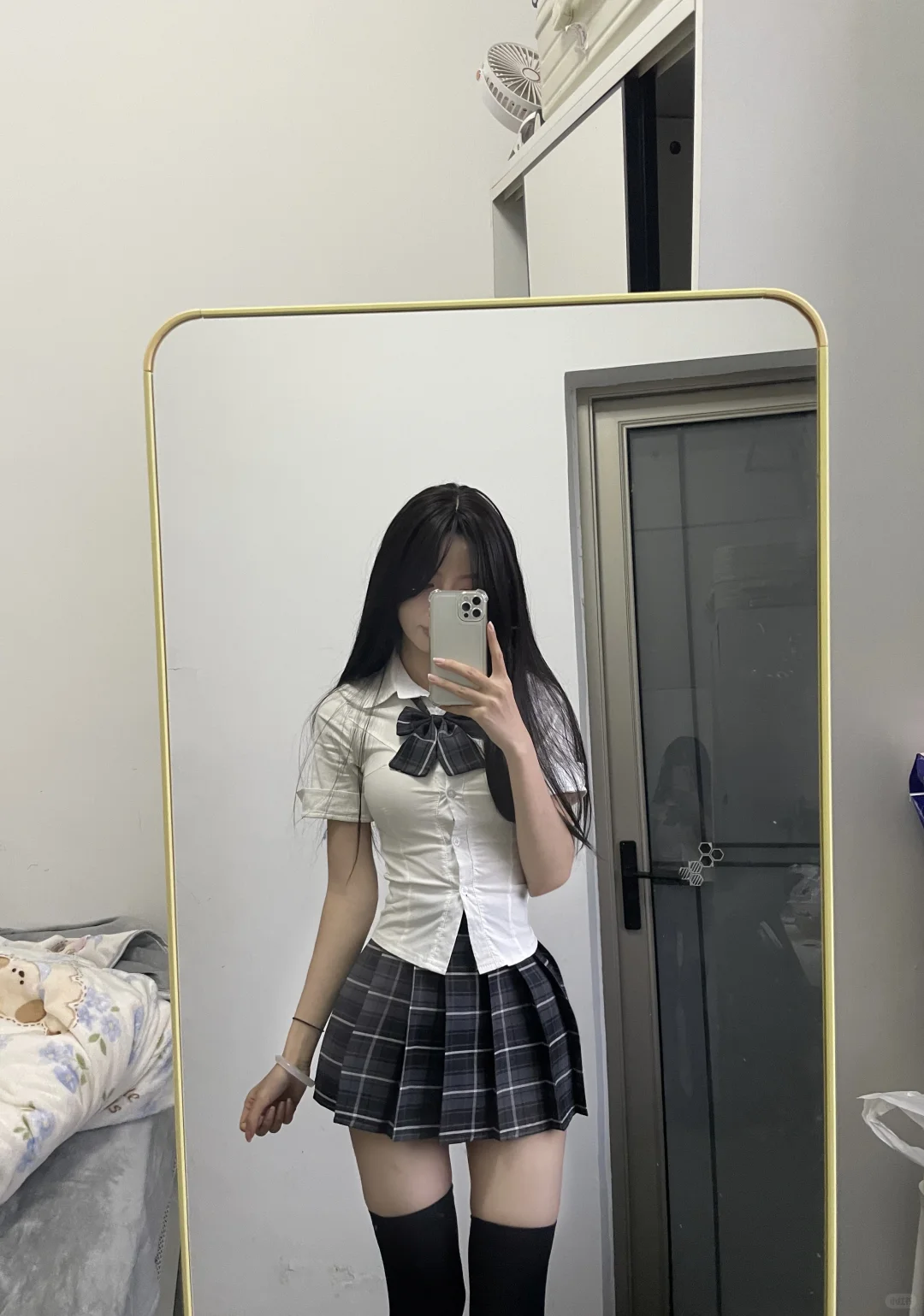 甜系jk穿搭啦！🤍