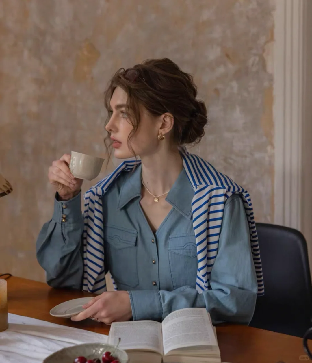 🖼️油画里的春天｜解锁欧式衬衣的春日叙事诗