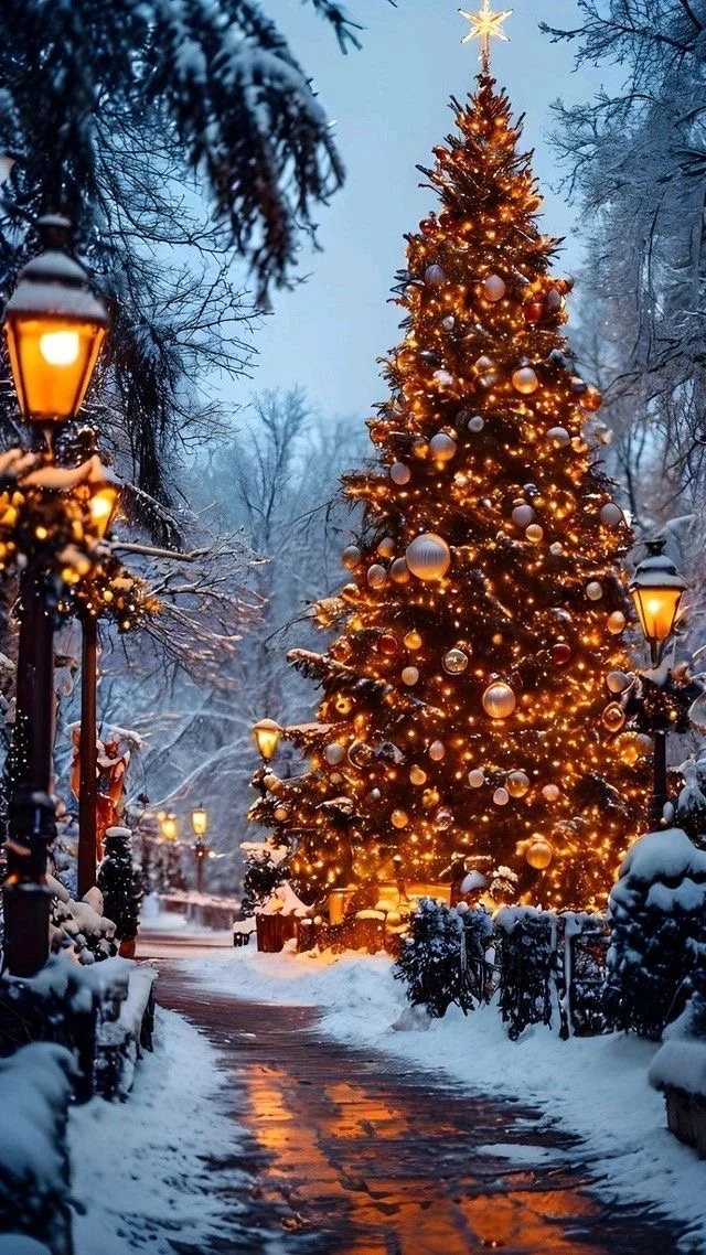 一组ins风圣诞雪景❄️