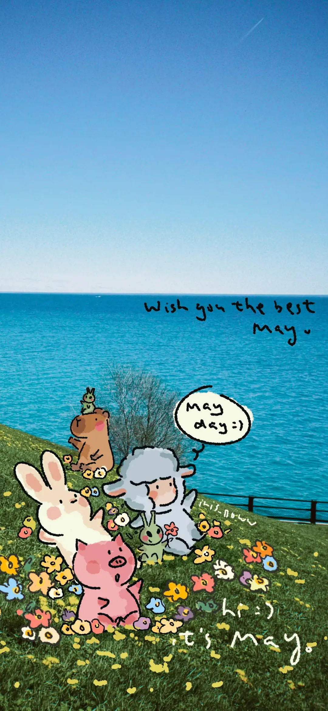 治愈系｜季节萌宠贴贴壁纸✨