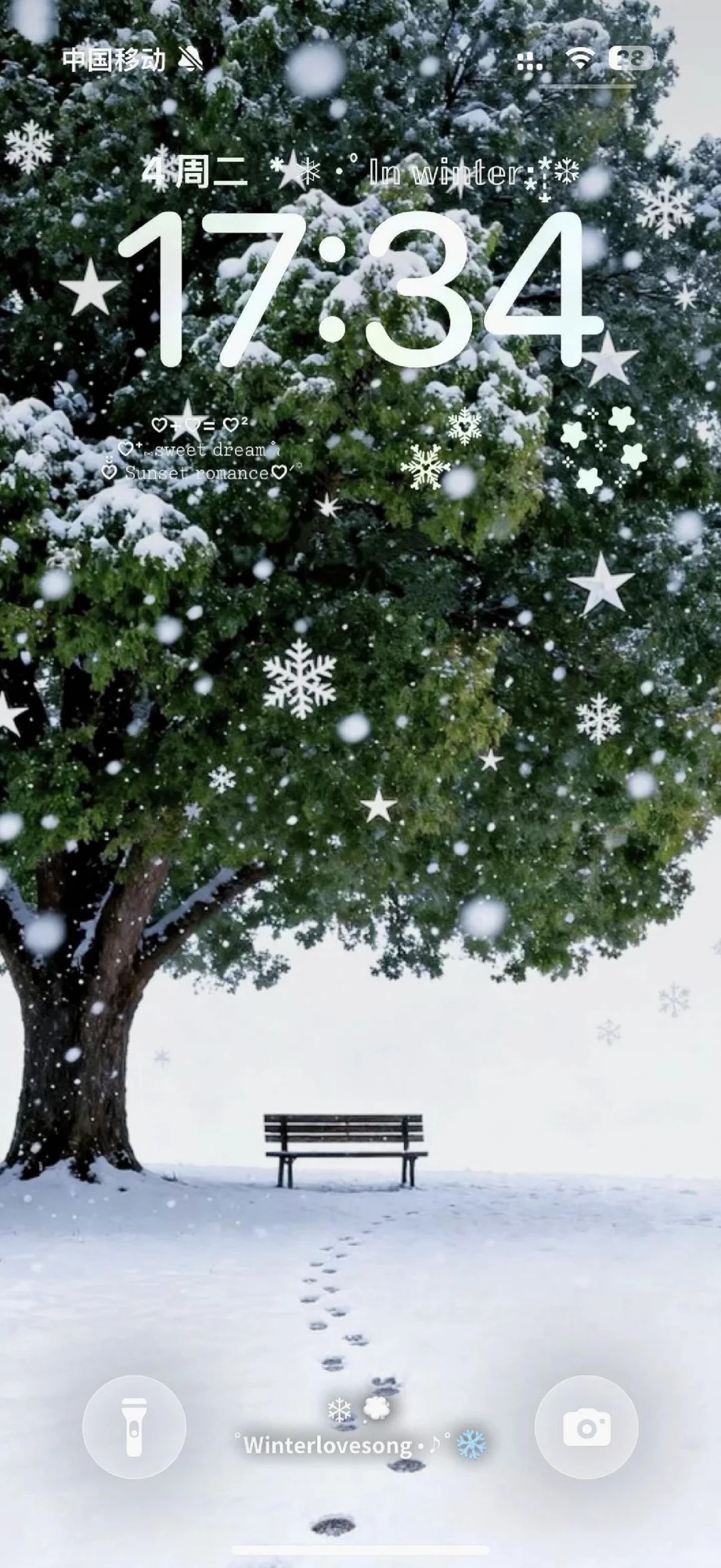 🌳 .❄️冬雪 一棵冬日星星树🌲🌨️