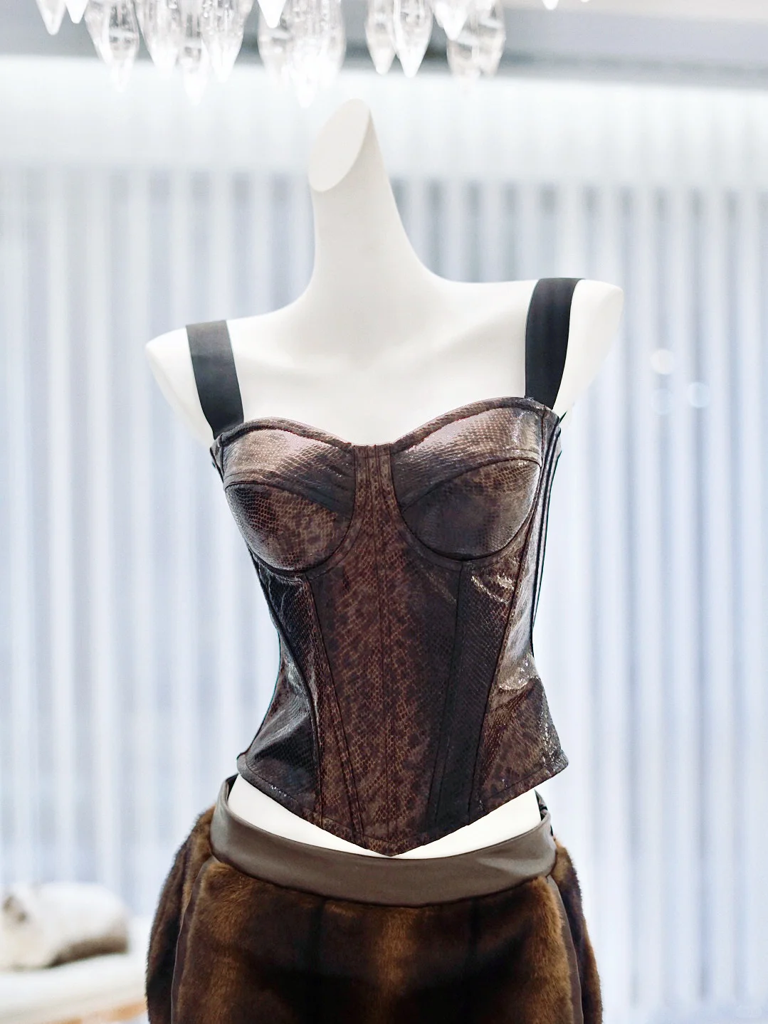 蛇纹胸衣=性感作弊神器🤎腰臀比封神