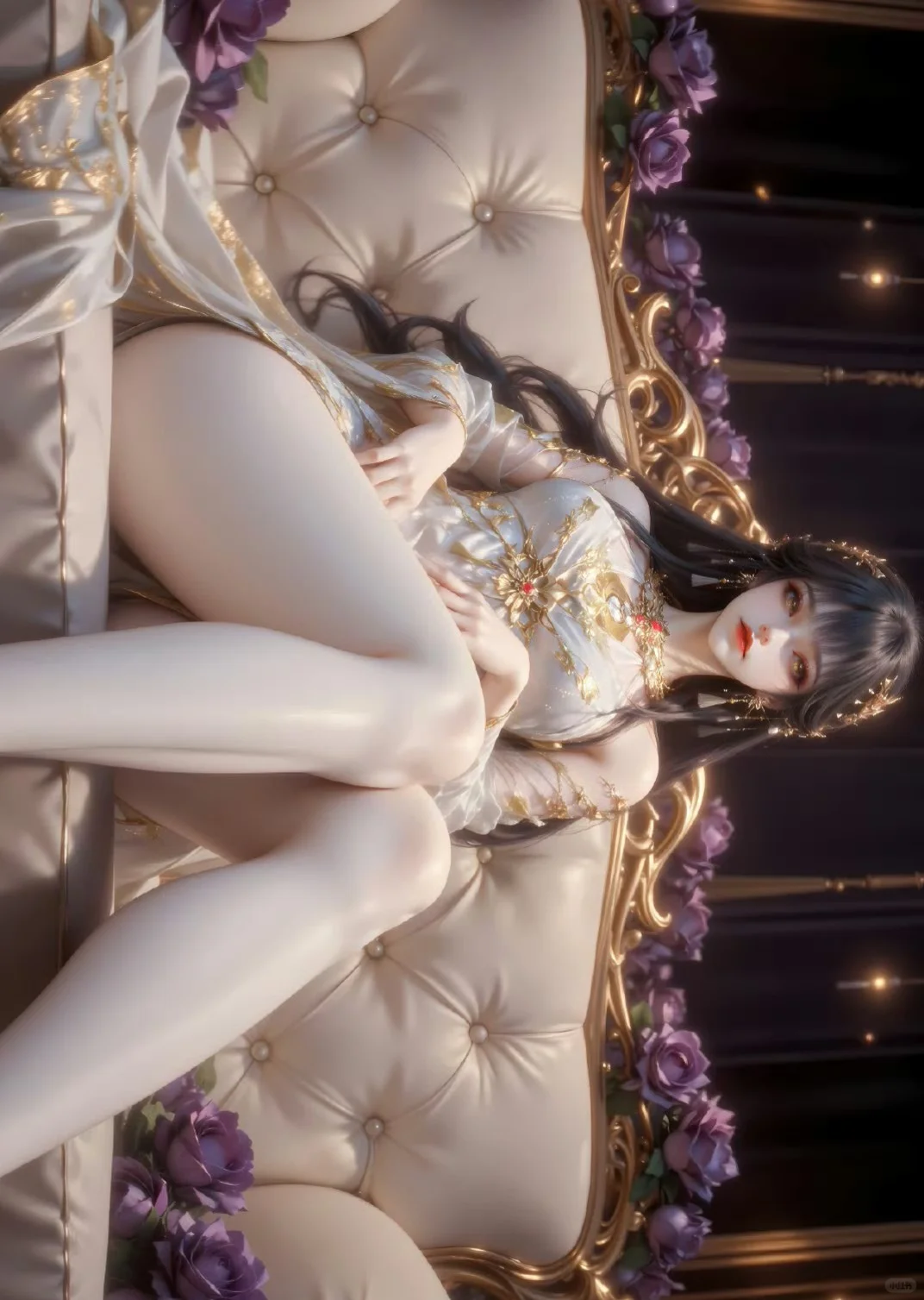 国漫女神性感美腿对比，好身材大长腿高颜值