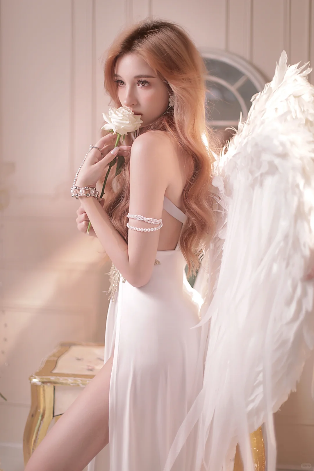 怎么会有人美得跟精修一样呀😭天使降临☁