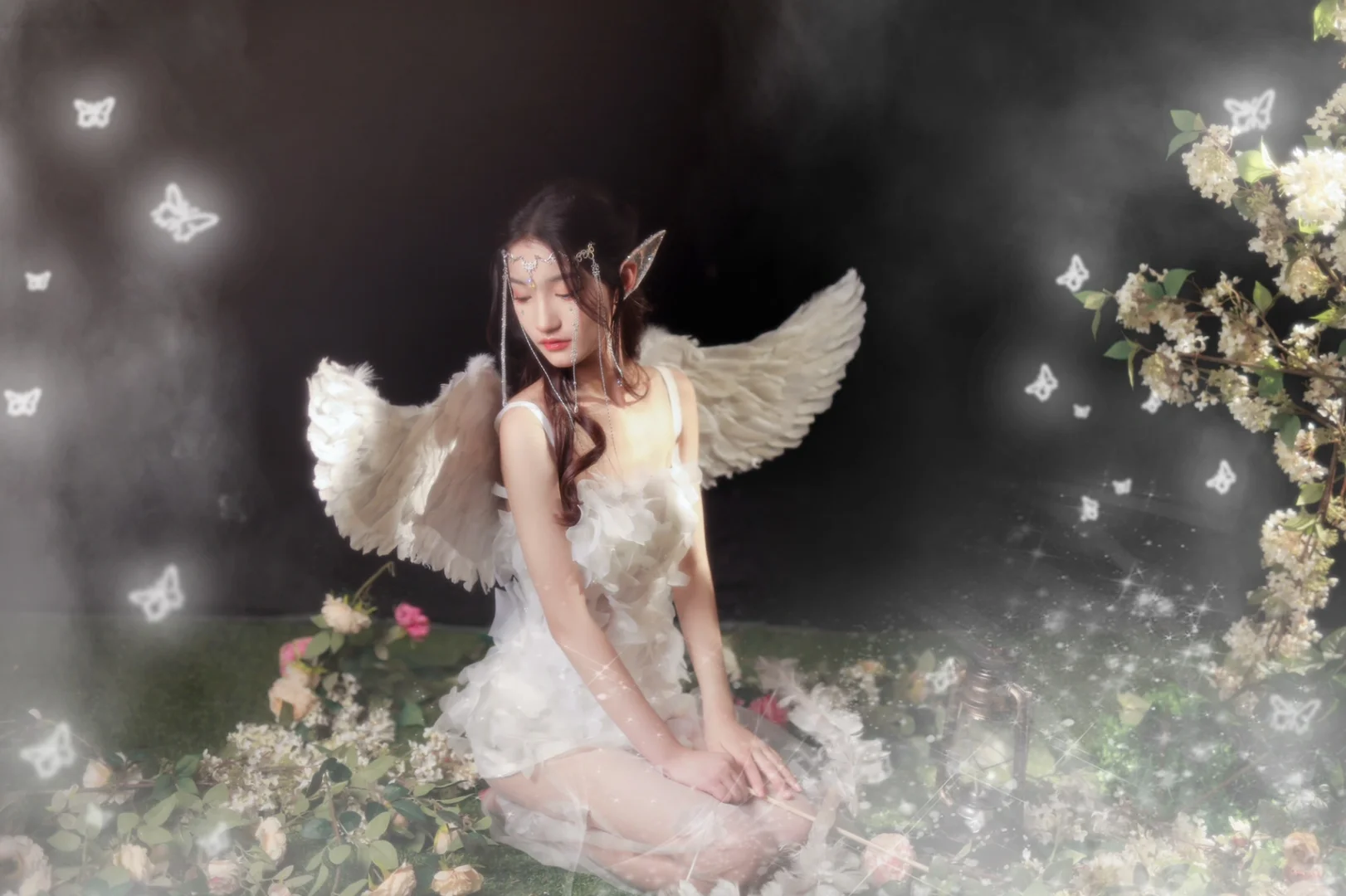 拍到了凡间天使‼️可以封神的天使写真客片