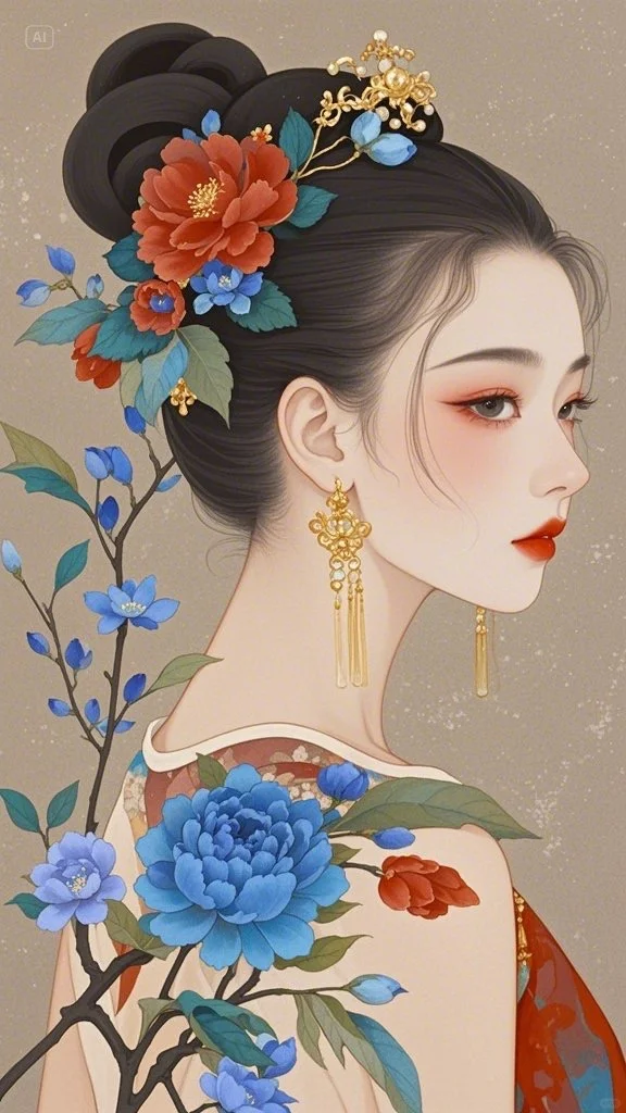 这一帧的美，是清冷又绝色