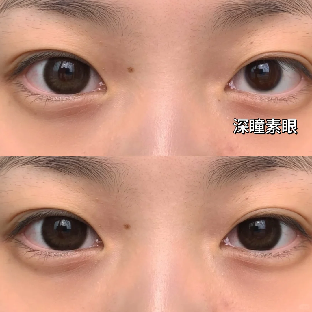 女大清纯感拉满！没有比这更自然的棕瞳了