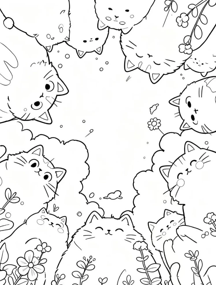 摸鱼线稿｜可爱风勾线🎨