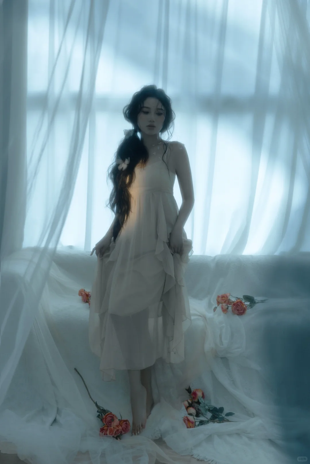 纯欲氛围感私房照🤍属于你的独家纯欲美女