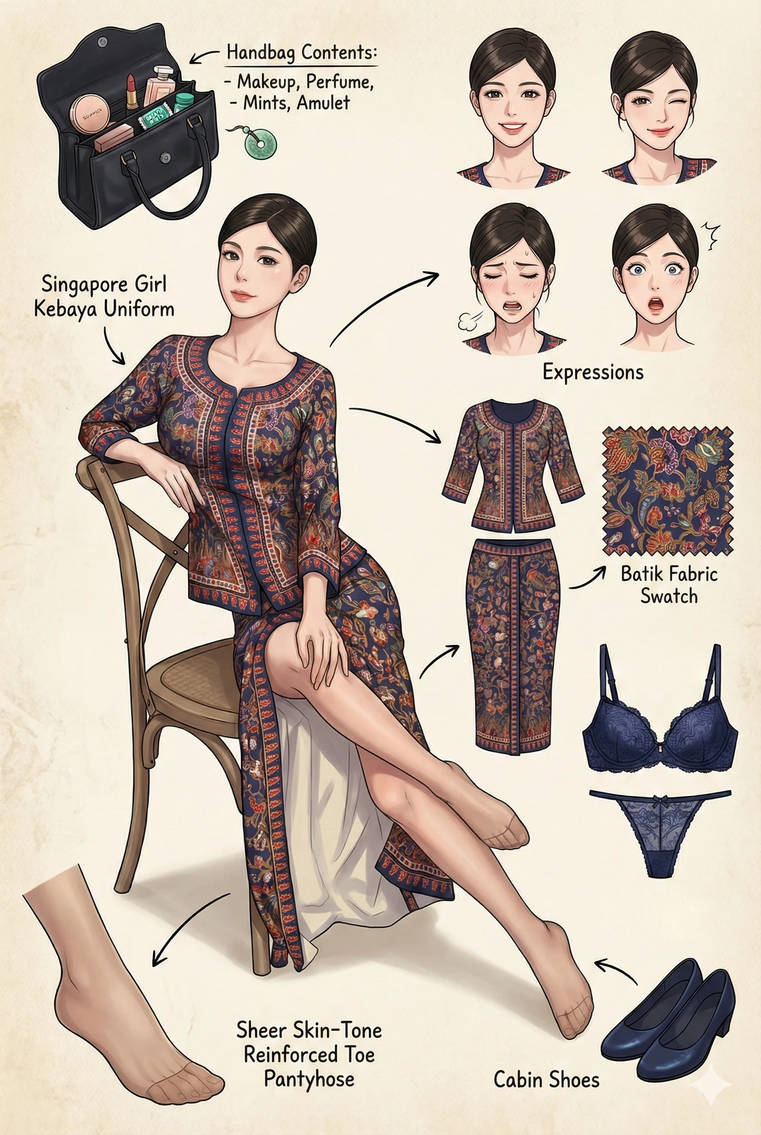 AI十四款空姐制服合集！Gemini Nano制服美学