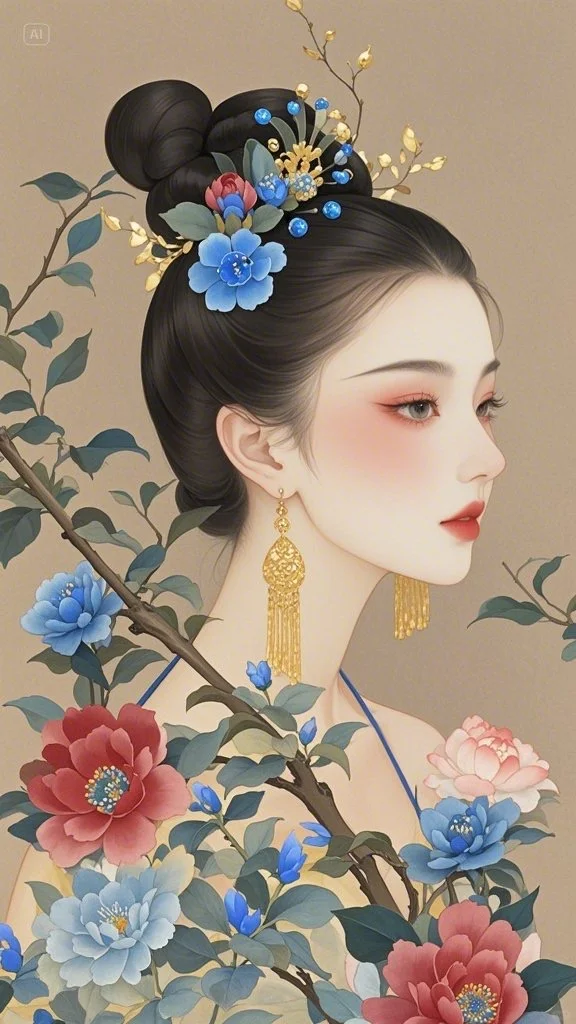 这一帧的美，是清冷又绝色