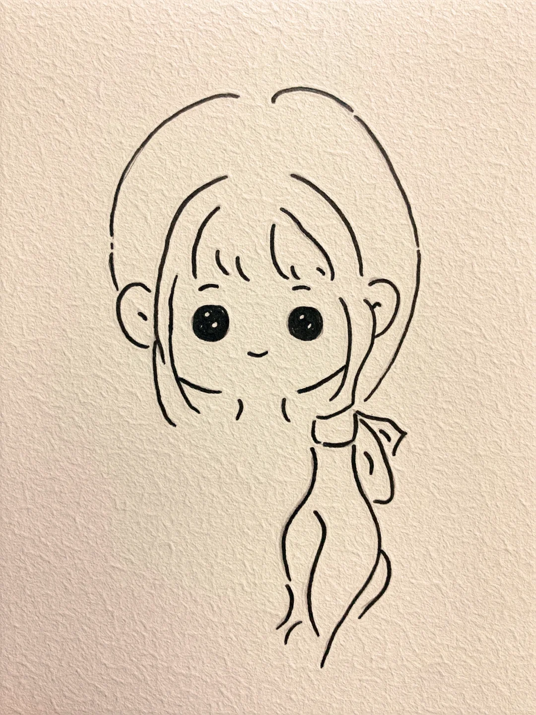 萌萌的线条女孩👧