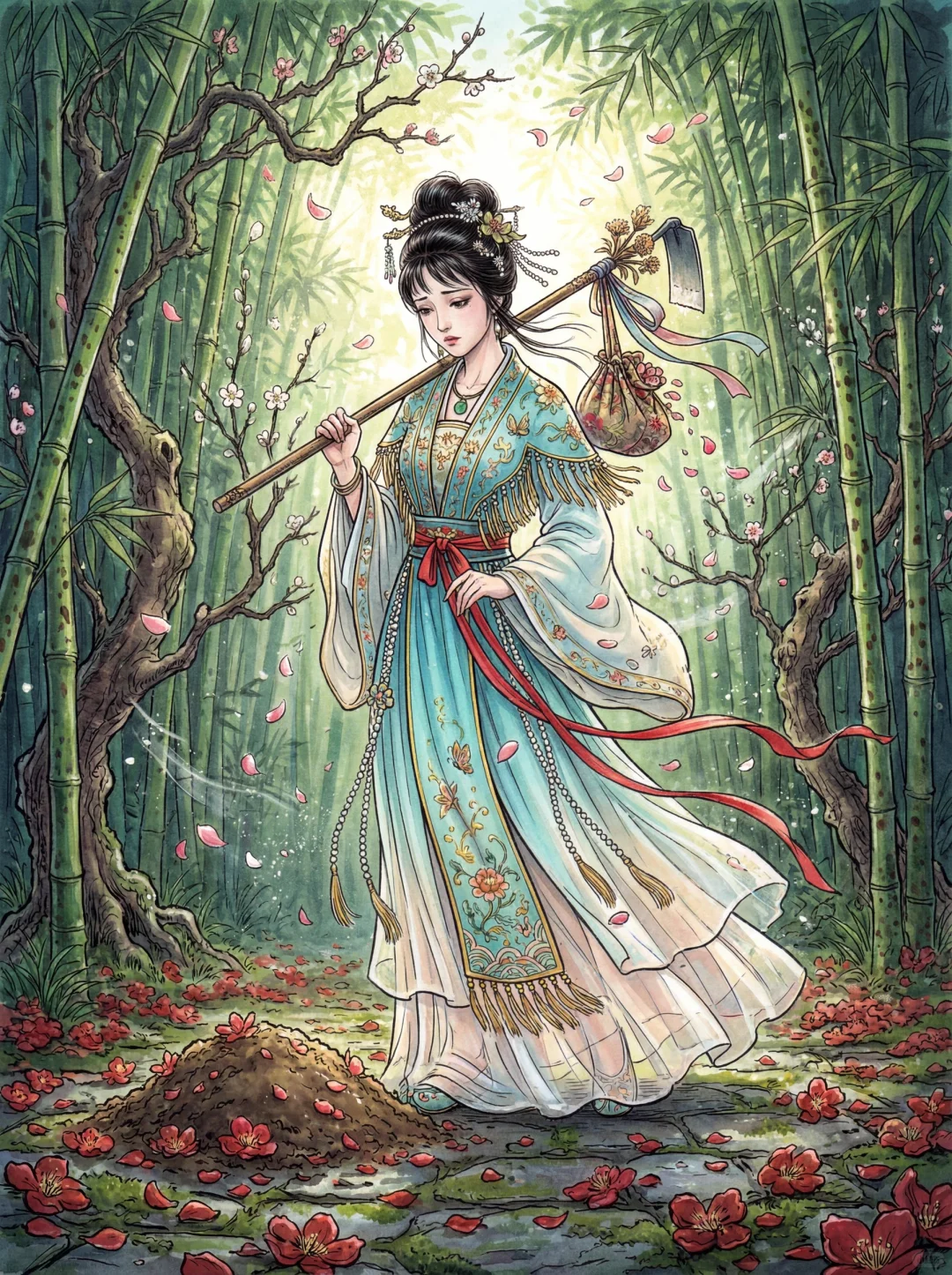 红楼金钗绝美立绘，这谁顶得住啊！😍