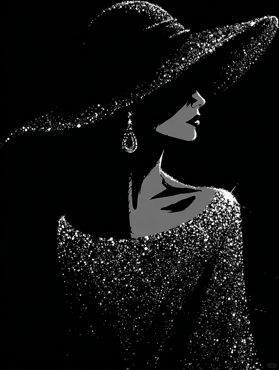 AI美女-闪闪发光的女孩