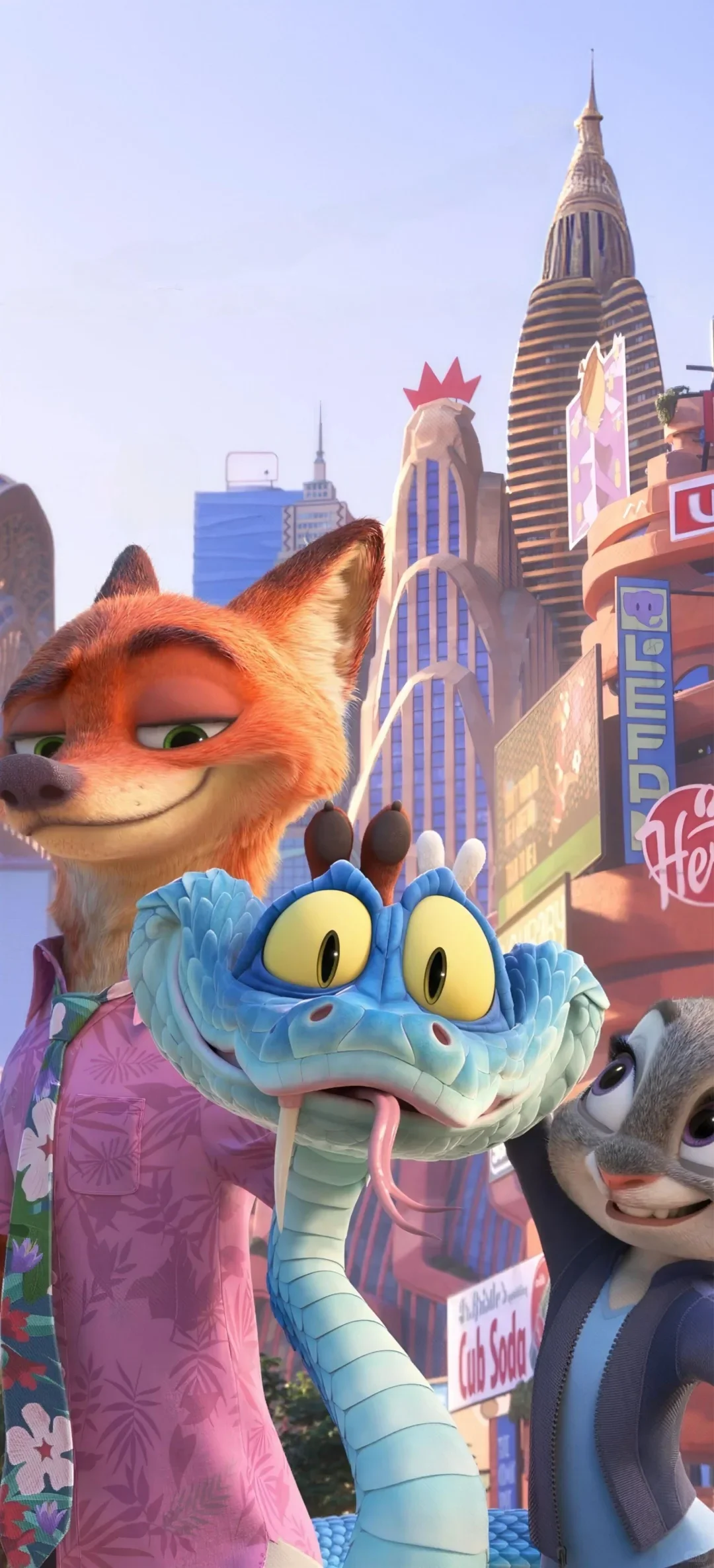 是谁还没用上尼克和朱迪的壁纸！！