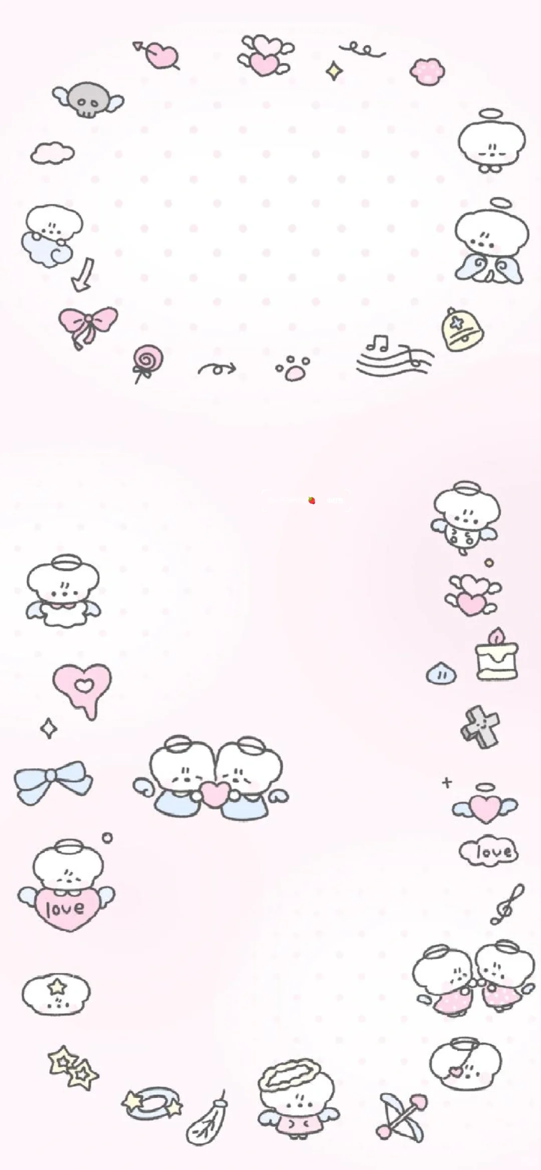 手机壁纸｜可爱粉色系套图